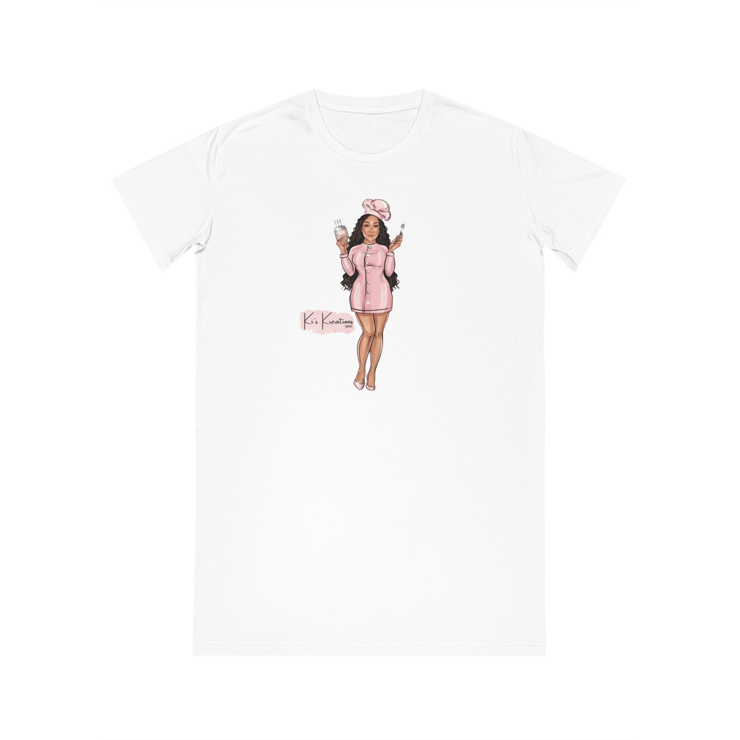 Ki's Kreations Merch Collab Spinner Tee Dress (Proud 2 B Melanated Collection)